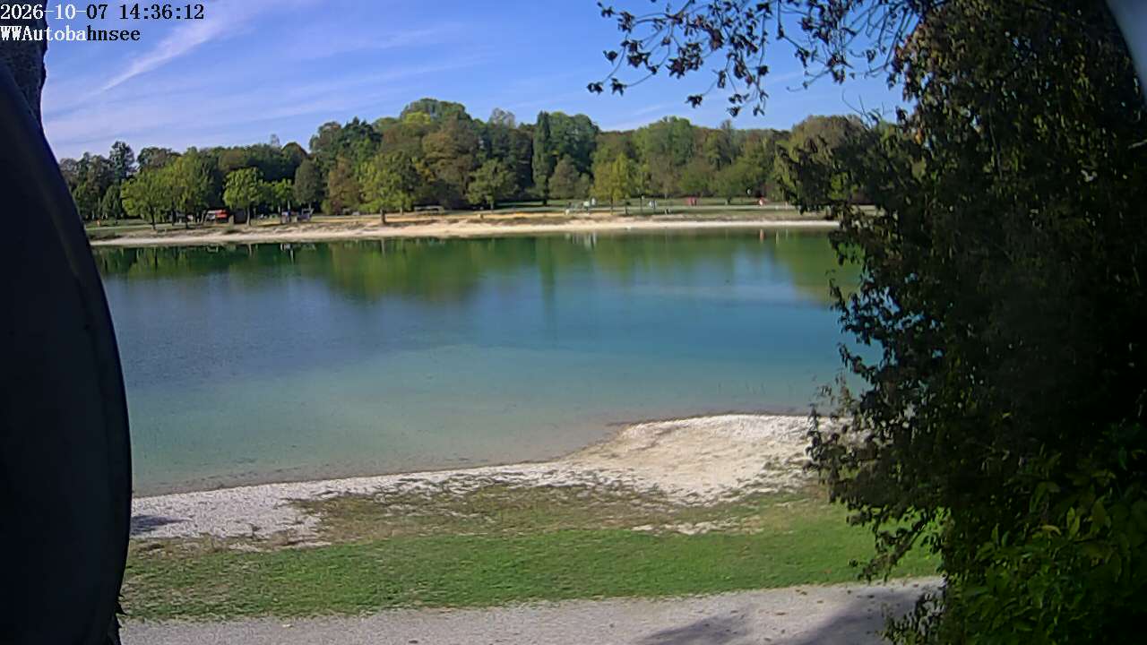 Aktuelles Webcam-Bild vom Autobahnsee